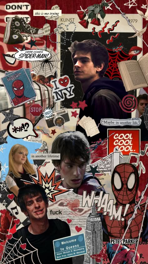 #spiderman #amazingspiderman #andrewgarfield #marvel #spidermanaesthetic #wallpaper Spiderman Lockscreen, Peter Parker Andrew Garfield, Spiderman Andrew, Garfield Wallpaper, Spiderman Girl, Spider Man Wallpapers, Avengers Drawings, Moody Wallpaper, Marvel Wallpaper Hd