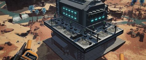 Exoplanet storage building / Megaprints / [SCIM] Satisfactory - Calculator | Gaming Tool/Wiki/Database to empower the players. Satisfactory Game Factory Design, Satisfactory Base Design, Satisfactory Factory Design, Satisfactory Game, Adam Taylor, Cliff Side, Metal Beam, Base Building, Storage Building