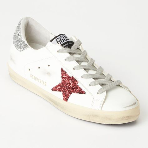 Discover great products at the best prices at Dealmoon. GOLDEN GOOSE White & Red Glitter Star Leather Sneaker - Women. Price:$399.99 at Zulily Rose Colored Glasses, Goose Shoes, Shoes Sale, Golden Goose Shoes, Glitter Stars, Red Glitter, Golden Goose, Shoe Sale, Golden Goose Sneaker