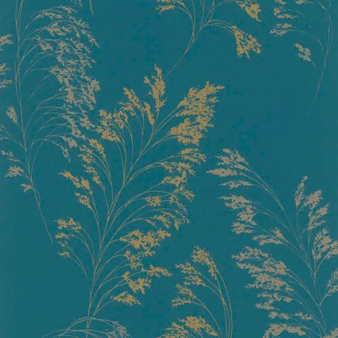 Galerie Wallcoverings Shrub Leaf on Plain Linen Texture 33' L x 21" W Wallpaper Roll | Perigold Teal Wallpaper Bathroom, Teal Wallpaper Dining Room, Entrance Wallpaper, Teal And Gold Wallpaper, Cath Kidston Wallpaper, Gold Metallic Wallpaper, Metallic Texture, River Phoenix, Teal Wallpaper