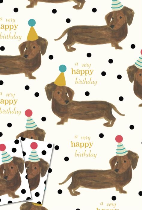 Dog Party, Very Happy Birthday, Sausage Dog, Theme Party, Dachshund, Party Themes, Happy Birthday, Collage, Birthday