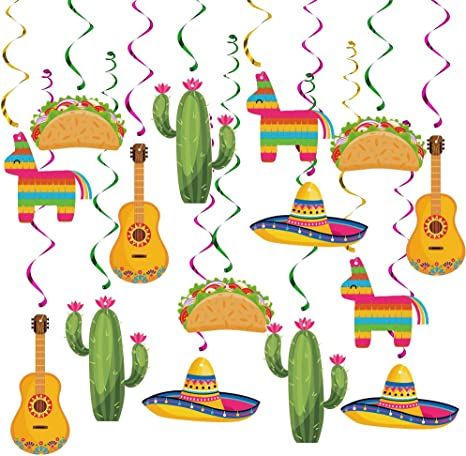 Taco Twosday Birthday, Mexican Fiesta Party Decorations, Mexican Fiesta Birthday Party, Mexican Theme Party Decorations, Cactus Party Decor, Taco Twosday, Mexican Party Decorations, Mexican Fiesta Party, Fiesta Birthday Party