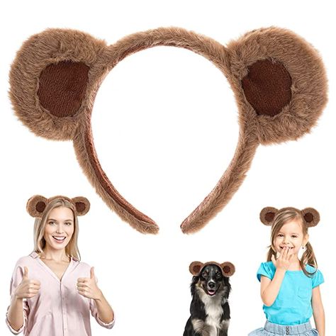 Amazon.com : WLLHYF Bear Ears Headband Cute Party Headwear Face Wash Headband Animal Head Wear Fashion Hairband Soft and Comfortable Hair Hoops Hair Accessories for Adult Kids Party Decoration : Beauty & Personal Care Head Wear Fashion, Christmas Cute Animals, Bear Ears Headband, Face Wash Headband, Shrek Costume, Animal Halloween Costumes, Bear Costume, Party Headband, Animal Head