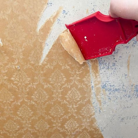 Remove Wallpaper Glue, Removing Wallpaper, How To Remove Wallpaper, Remove Wallpaper, Wallpaper Glue, Wallpaper Removal, Wallpaper Tools, Modern Desert, Embossed Wallpaper