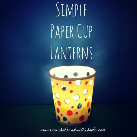 Paper Cup Lantern, Paper Lantern Preschool Craft, Paul Revere Lantern Craft, Paper Cup Luminaries, Camping Lantern Crafts For Kids, Paper Cup Lanterns For Diwali, Lantern Making For Kids Night Lights, Waldorf Paper Lantern, Plastic Cup Crafts