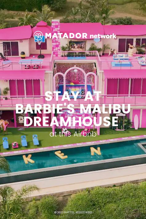 Barbie Airbnb, Malibu Dream House, Barbie Dreamhouse Experience, Barbie Vacation, Barbie Lifestyle, The New Barbie Movie, Solo Vacation, Barbie Dreamhouse, New Barbie