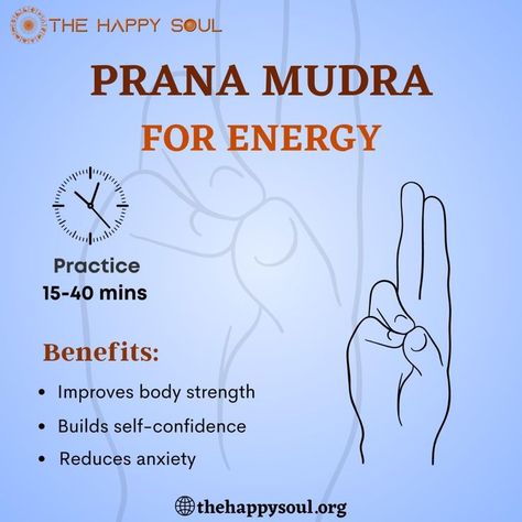 #anxiety #Stress #strength #meditation #meditationontime #mindfulnessmeditation  #meditationpractice #mindfullmeditation #breathingtechniques #breathing #stressmanagement #wellbeing Mudra For Energy, Hand Mantras, Prana Mudra, Prana Energy, Yoga Mudra, Renew Your Mind, Yoga Articles, Hand Mudras, Mental Peace