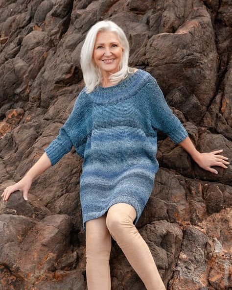 Models – PULLOVER · Gomitolo Summer Tweed – LANA GROSSA Skirt Dress Pattern, Spring Knitting Patterns, Marine Jeans, Autumn Knitting, Spring Knitting, Fall Knitting Patterns, Knitting Space, Knitted Tunic, Poncho Knitting