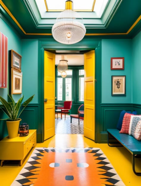 Wes Anderson Decor Interior Design, Wes Anderson Home Aesthetic, Wes Anderson Home Decor, Wes Anderson Nursery, Wes Anderson Aesthetic Decor, Wes Anderson Interior Design, Wes Anderson Bedroom, Wes Anderson Room, Wes Anderson Interior