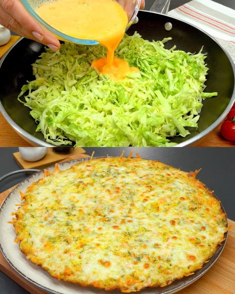 This savory cabbage and mozzarella skillet bake is a delightful dish that’s both comforting and nutritious. Packed with tender cabbage, flavorful spices, and topped with melted mozzarella, this recipe is ... Read more Melting Cabbage Recipe, Cabbage Omelet Recipe, Breakfast Cabbage Recipes, Savory Cabbage Pancakes, Savory Cabbage Recipes, Cabbage Mushroom Recipes, Egg And Cabbage Recipes, Scalloped Cabbage Recipes, Cabbage Cakes Recipe