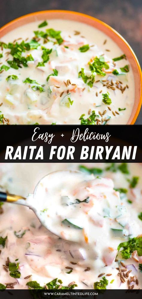 Picture of Raita Raita Recipe Indian, Easy Raita Recipe, Indian Sauces, Raita Recipe, Vegan Indian Recipes, Indian Recipes Authentic, North Indian Recipes, Healthy Indian Recipes, Easy Indian Recipes