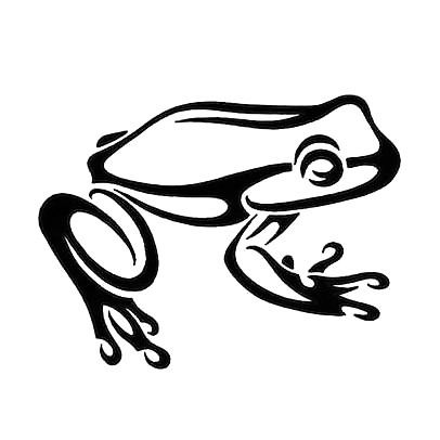 The tattoo comprises of a tribal frog painted with black and white colors. . Style: Tribal. Color: Black. Tags: First, Nice, Easy Frog Outline, Printable Tattoos, Frog Logo, Frog Tattoo, Frog Tattoos, Frog Drawing, Harry Potter Tattoos, Disney Tattoo, Diy Tattoo