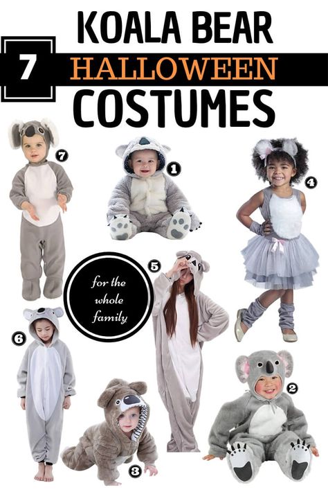 Koala Costume, Animal Dress Up, Baby Kostüm, Bear Halloween, Diy Costumes Kids, Book Week Costume, Diy Kostüm, Bear Costume, Bear Family