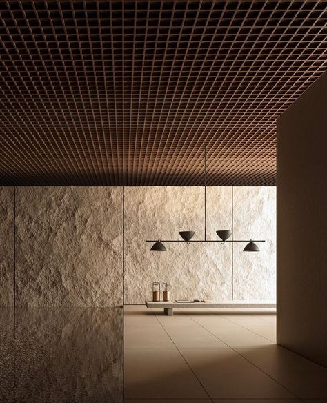 Star Light Ceiling, Ceiling Fan Modern, Ceiling Wallpaper, Design Ceiling, Minimalist Dining Room, Spa Interior, Interior Minimalista, Design A Space, Lobby Design