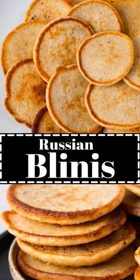 Blinis Recipe, Warm Soup Recipes, Best Appetizer, Russian Dishes, Food Test, Russian Recipes, Fresh Dill, Perfect Appetizers, Delicious Dinner Recipes