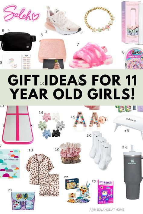 Here are the best gift ideas for an 11 year old girl! Perfect gifts for the tween in your life. She will love these gifts for birthday or Christmas! Gifts For Ten Year Old Girl, Christmas Gift Ideas For 11 Year Girl, Birthday Gifts For 11 Year Girl, Christmas Gifts For 10 Year Girl, Gift Ideas For 12 Year Girl, Christmas Gifts For 11 Yr Girl, Gift Ideas For 11 Year Girl, Birthday Ideas For 11 Year Girl, Gifts For 11 Year Girl