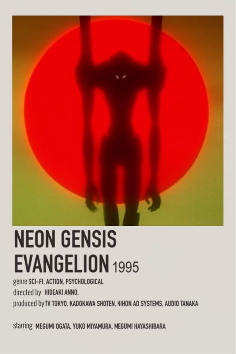 Neon Evangelion Poster, Evangelion Minimalist Poster, Neon Genesis Evangelion Cover, Bleach Minimalist Poster, Rei Poster Evangelion, Japanese Language Lessons, Anime Suggestions, Animes To Watch, Anime Watch