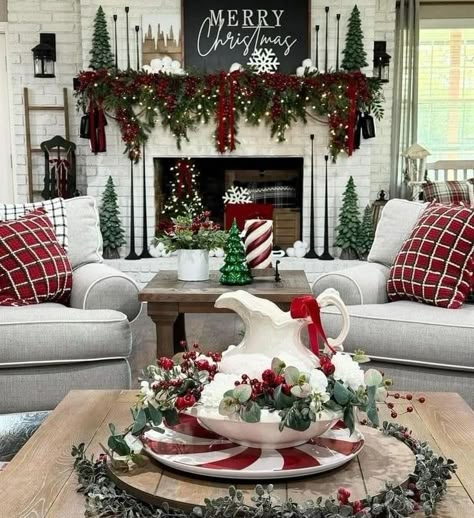 Rustic christmas decorations