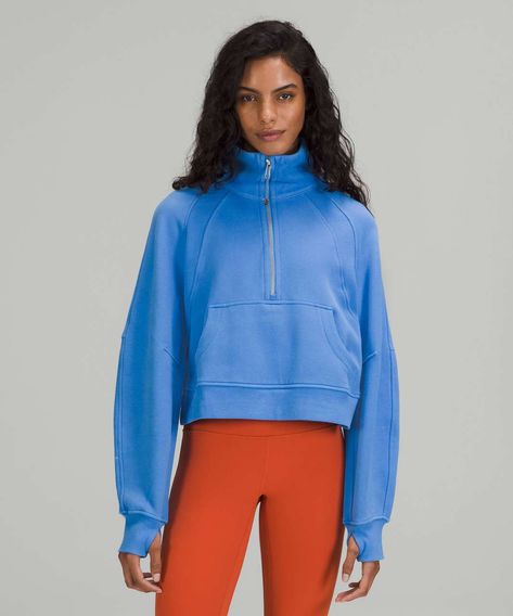 Scuba Half Zip, Lululemon Scuba, Women's Hoodies, Blue Nile, Women Hoodies Sweatshirts, Lululemon Women, Funnel Neck, Outerwear Women, Funnel