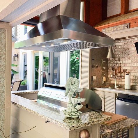 Proline Range Hoods (@prolinerangehoods) • Instagram photos and videos Outdoor Range Hood, 36 Inch Range Hood, Ducted Range Hood, Island Hood, Oven Hood, Island Range, Kitchen Ventilation, Island Range Hood, Outdoor Range