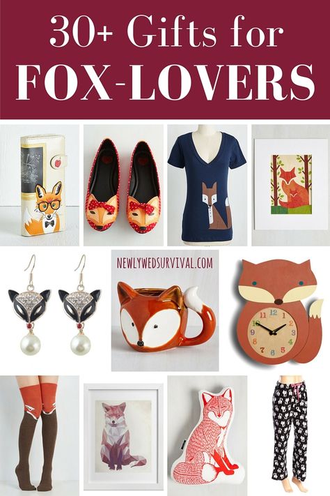 Fox-Lover Gifts: My Favorite Foxy Finds http://newlywedsurvival.com/fox-lover-gifts-my-favorite-foxy-finds/ Which is your favorite? Fox Things To Buy, Fox Theme Gift, Fox Sayings, Fox Tumbler, Fantastic Fox, Fox Lover, Fox Gift, Fox Print, Holiday Movie