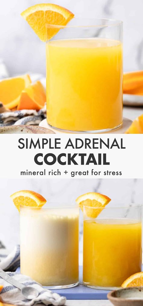 Healthy Adrenal Cocktail, Adrenal Cocktail With Coconut Water, Adrenaline Cocktail, High Cortisol Cocktail, Adrenal Mock Tail, Diy Cortisol Cocktail, Adrenal Snacks, Adrenal Cocktail Benefits, Cortisol Mocktail Recipe