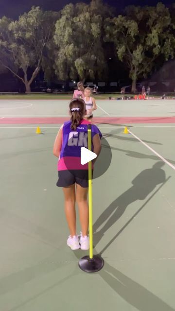 Netball Revolution on Instagram: "This drill is a great way to teach players how to take their feet to the ball for an intercept.  🔸 the passer calls out left or right   🔸 the worker needs to drive out to the cone fully, change direction and come back to the post, making sure they take their feet and body all the way to the cone and then all the way back to the post.   🔸 make sure the worker isn’t taking big lunges in either direction. Little feet for the win!   #netball #netballcoaching #coaching #defence #footwork #intercept #training #preseason #preaseasontraining #jointherevolution" Netball Drills, Netball Coach, The Way Back, Netball, Left Or Right, How To Take, All The Way, Come Back, Coaching