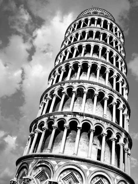 Photography House, Black And White Photo Wall, Tower Of Pisa, Black And White Picture Wall, Aesthetic Background, Picture Collage Wall, Black Image, White Prints, Black And White Wallpaper