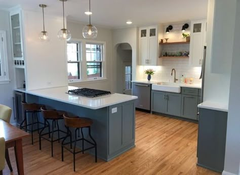 Opening Up Kitchen, Cabin Apartment, Cramped Kitchen, Goodbye Winter, Unit Kitchen, Kitchen 2022, Spring Themes, Kitchen Dining Room Combo, Kitchen Terrace