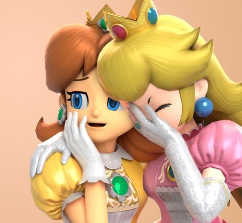 Princess Peach And Daisy, Peach And Daisy, Harmonie Mario, Pichu Pokemon, Mario Memes, Super Princess Peach, Super Mario Princess, Mario And Princess Peach, Super Princess