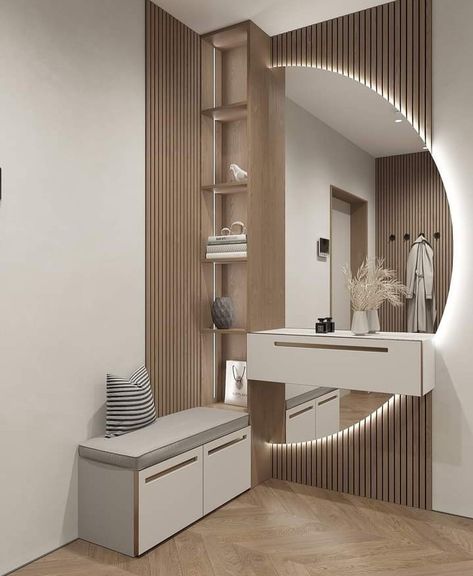 Wall Closet Ideas Bedroom Modern, Bedroom Dressing Table Decor, Dresing Table, Wall Dressing Table, Corner Dresser, Royal Bedroom Design, Modern Dressing Table Designs, Small Dressing Rooms, Dressing Room Mirror