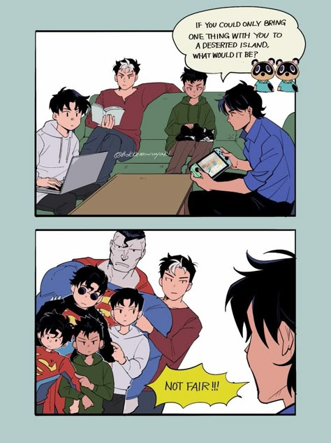 Dc Comics Funny, Superman X Batman, Batfamily Funny, Wayne Family, Batman Funny, Batman Comic Art, Dc Comics Artwork, Dc Memes, Batman Dc