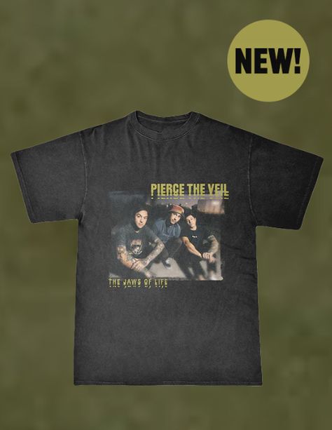 pierce the veil jaws photo tee Pierce The Veil, The Veil, Band Tees, Veil, Band, Quick Saves, Clothes