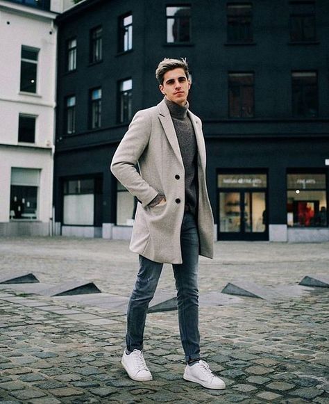 Dress Well Bro Men Trenchcoat Outfit, Men Long Coat Street Style, Paris Outfit For Men, Paris Outfits Winter Men, Mens Paris Outfits, Vest Layering Outfits, Layering Outfits Men, Overcoat Outfit, Winter Dinner Outfit