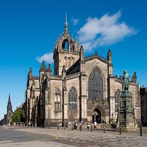 St Giles' Cathedral is an iconic part of Edinburgh's famous Royal Mile. St Giles’ was built on the very eastern edge of Edinburgh in 1124 and pre-dates most of the Old Town. The building hosts an original 1638 copy of the National Covenant as well as the beautifully crafted Thistle Chapel, where the Order of the Thistle still meets today. It has also been home to historic events like the Scottish Reformation and royal visits. St Giles' Cathedral remains a working church today as well as one of St Giles Cathedral Edinburgh, Order Of The Thistle, St Giles, Kings And Queens, The Covenant, Upcoming Events, The Building, Tour Guide, The Church