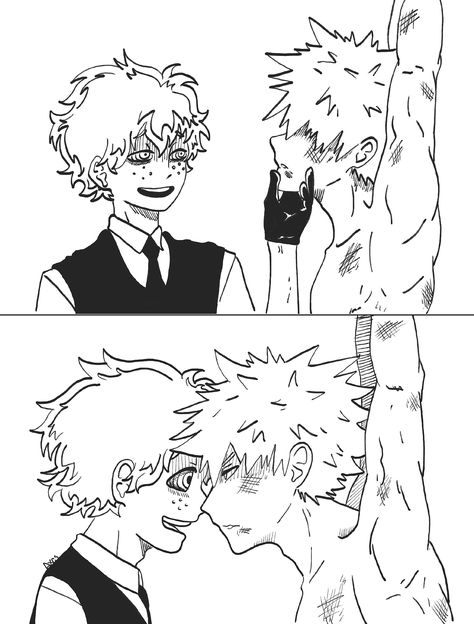 Boku no Hero Academia || Katsuki Bakugou, Midoriya Izuku. Dekubaku Villain Deku, Villan Bakugou, Villain Deku X Bakugou, Deku X Kacchan, Cartoon Cosplay, Bakugou Manga, Comic Villains, Villain Deku, Anime Villians