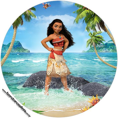 Moana: Wrappers y Toppers para Cupcakes para Imprimir Gratis. - Ideas y material gratis para fiestas y celebraciones Oh My Fiesta! Moana Cupcake Toppers, Moana Cupcake, Animal Baby Shower Cake, Felt Doll House, Cupcake Toppers Free, Moana Cake, Moana Birthday Party, Moana Party, Moana Birthday