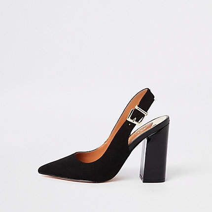 Block Heel Slingback, Shoes Heels Classy, Cute Shoes Heels, Classy Shoes, Heels Classy, Shoes Ladies, Sling Back, Ladies Shoes, Shoe Obsession