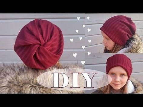 1898 hat tutorial - Yahoo Search Results Video Search Results Diy Beanie, Chemo Caps Pattern, Slouch Beanie Hats, Chemo Beanies, Twisted Top, Sewing Hats, Beanie Hat Pattern, Hat Tutorial, Hat Patterns To Sew