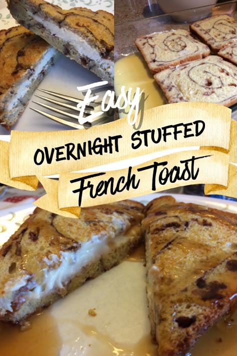 Easy Overnight French Toast Bake, Make Ahead Stuffed French Toast, Baked Stuffed French Toast Cream Cheese, Stuffed French Toast Casserole Overnight, Baked Stuffed French Toast, Stuffed French Toast Bake, Overnight Stuffed French Toast, Stuffed French Toast Casserole, Ihop French Toast