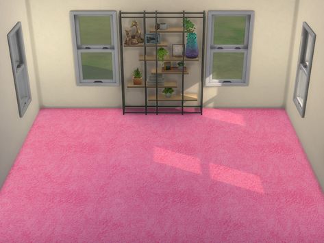 The Sims Resource - Plush Carpets 3 Sims 4 Cc Flooring, Sims 4 Carpet Cc, Sims 4 Floor Cc, Glitter Curtains, Pink Carpet, Plush Carpet, Sims 1, Sims 4 Cc, Animal Skin