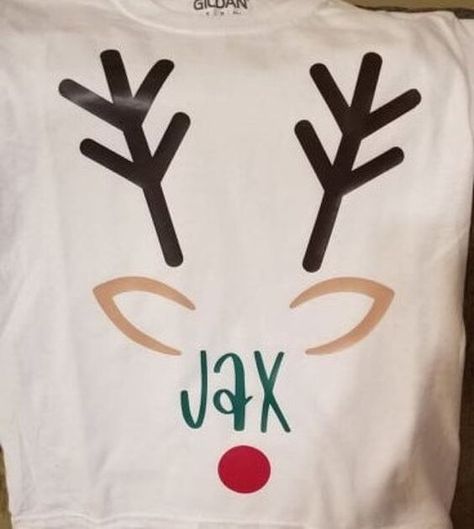 Personalized Reindeer t-shirt Christmas t shirt #christmastshirt T shirt #tshirt t-shirt #t_shirt t shirts #tshirts t-shirts #t_shirts T shirt design #tshirtdesign T-shirt designs #t_shirtdesign T shirts designs #tshirtsdesigns 4.5 Reindeer Shirts For Kids, Kid Christmas Shirts, Diy Christmas Shirts For Kids, Boys Christmas Shirts, Christmas Shirts Vinyl, Holiday Shirt Ideas, Diy Christmas Shirts, Boys Christmas Shirt, Cheer Ideas