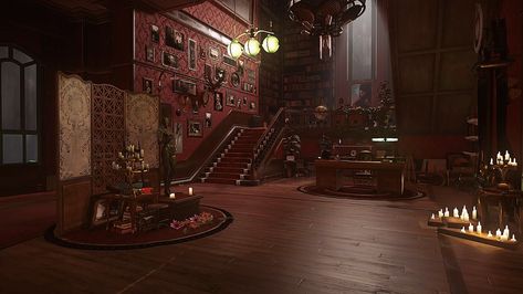 The Royal Conservatory (DotO) (Office) | Karnaca: Upper Cyri… | Flickr Arkane Studios, Interior Concept Art, Royal Room, Chateaux Interiors, Dishonored 2, Glamorous Interiors, Anime Places, Episode Backgrounds, Explicit Content