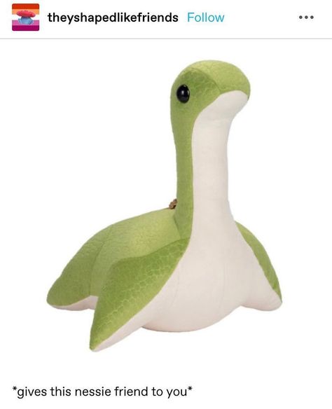 Mythical Creatures United on Instagram: “for u • • • #tumblr #tumblrpost #tumblrposts #memes #meme #lochnessmonster #nessie” Apex Nessie, Nessie Plush, Apex Legends Nessie, Things I Need To Buy, Loch Ness Monster, Apex Legends, Toy Brand, Mythological Creatures, Vibe Clothes