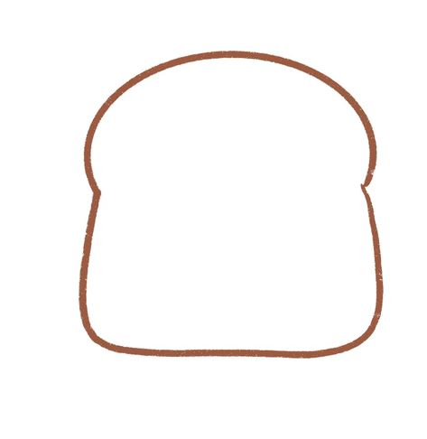 How to Draw a Kawaii Toast - Easy Tutorial for Beginners Kawaii Toast Drawing, Cute Toast Drawing, Toast Tattoo, Toast Drawing, Sandwich Drawing, Kawaii Toast, Bread Line, Fast Drawing, Korean Kawaii