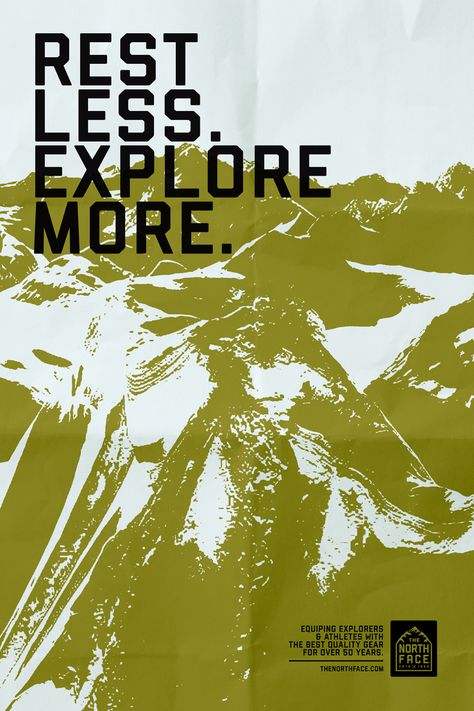 The North Face Rebrand on Behance North Face Aesthetic, Outdoor Magazine, Adventure Branding, Mountain Aesthetic, North Face Brand, Outdoor Aesthetic, Personal Project, Layout Inspiration, Face Design