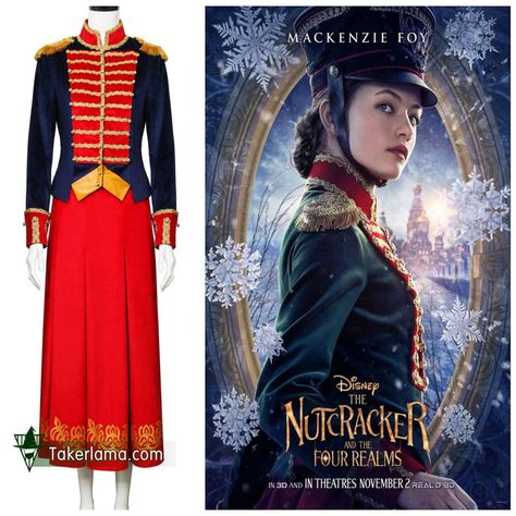 Disney Cosplay Ideas, Nutcracker And The Four Realms, Top Uniform, Disney Characters Costumes, Nutcracker Costumes, Characters Cosplay, Disney Costume, Mackenzie Foy, Frozen Disney Movie