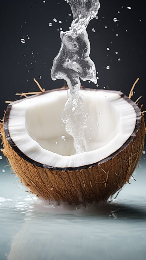 Coconut Photoshoot, Coconut Water Aesthetic, Coconut Images, Shampoo Commercial, Usa Flag Wallpaper, Carnival Fashion, Water Aesthetic, Beautiful Good Night Images, Fruit Photography