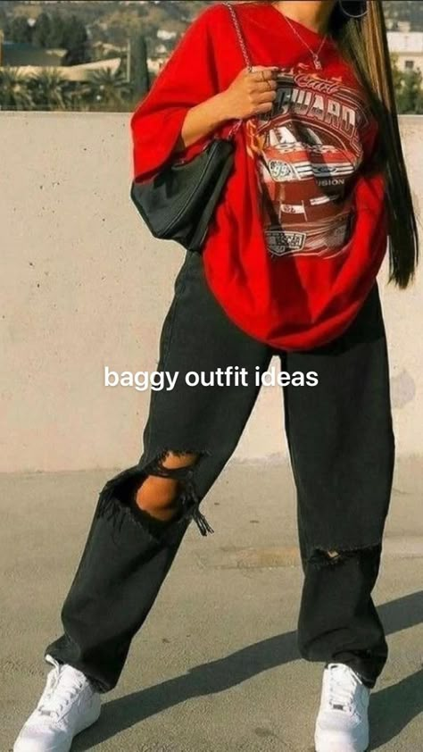 Baggy Outfits, Baggy Outfit Ideas, Outfit Ideas Trendy, Feeling Low, Mode Turban, Looks Country, Casual Outfits For Teens, Baggy Clothes, Trendy Outfits For Teens