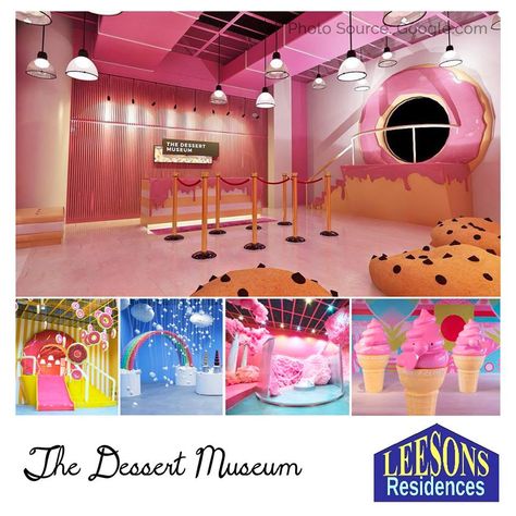 Dessert Museum, Modern Office Ideas, Ice Cream Museum, Photo Studio Design, Candy Room, Bakery Design Interior, Selfie Wall, Drawing Interior, Living Photo